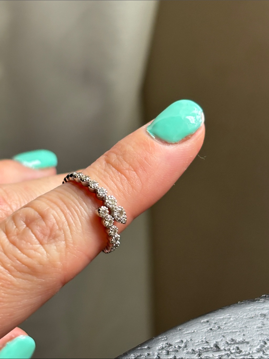 White Gold And Diamond Ring From Saks Off 5th — image 4 of 8